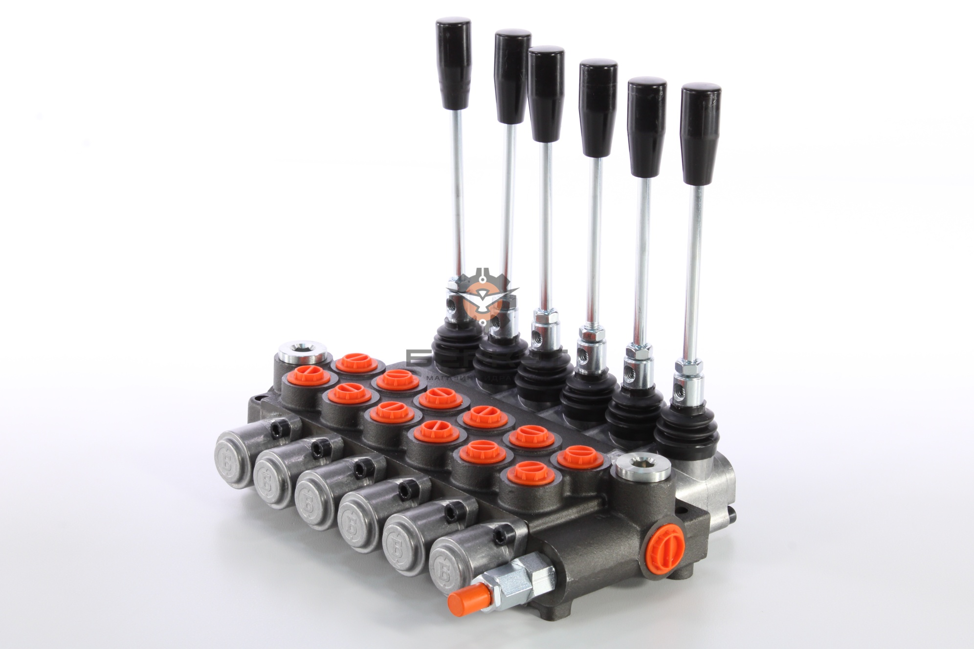 Гидрораспределитель 6Р40-1А1А1А1А1А1А1 GKZ1 Badestnost (6 золотников без фиксации)