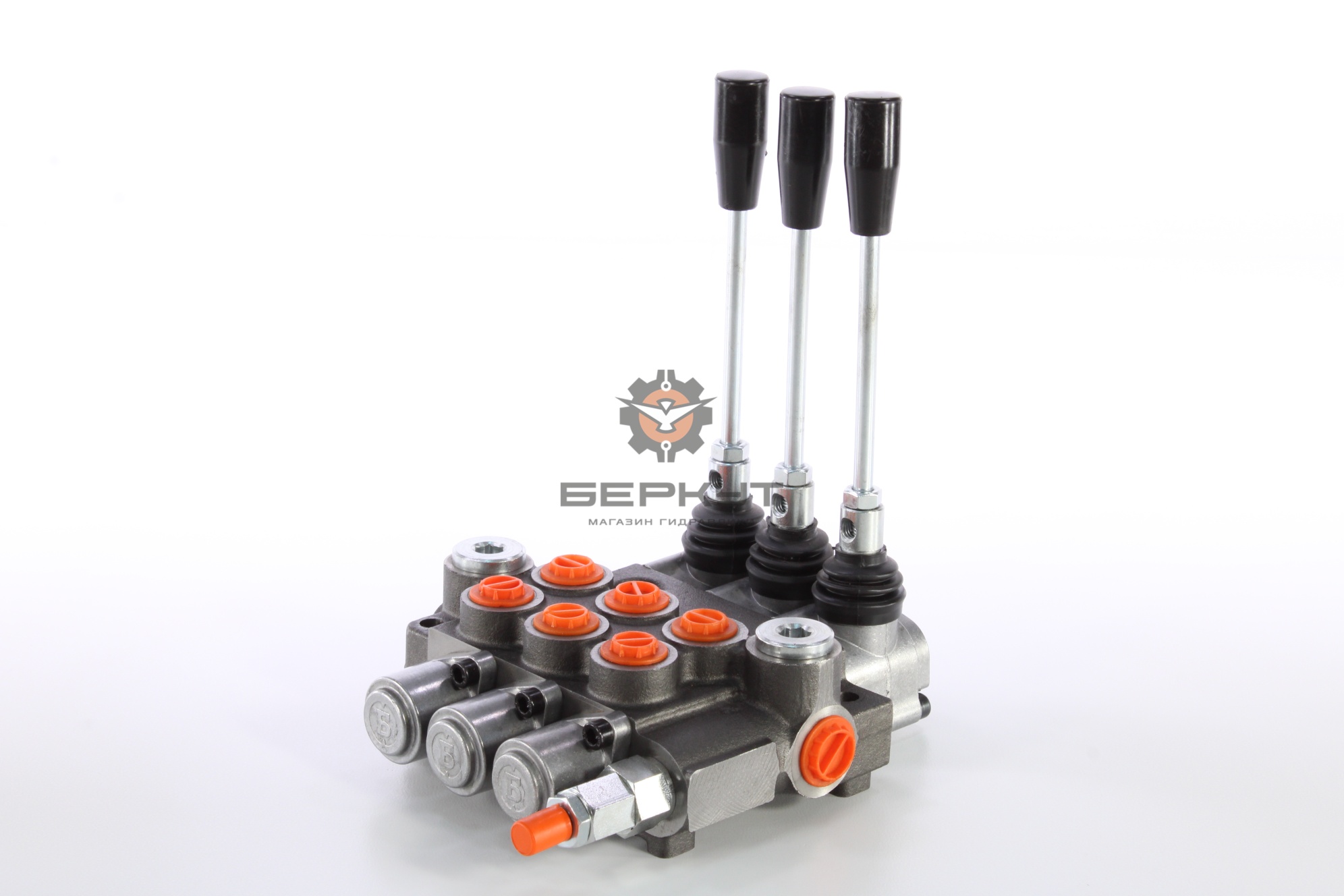 Гидрораспределитель 3Р40-1А8А8А8 GKZ1 Badestnost (3 золотника с фиксацией)