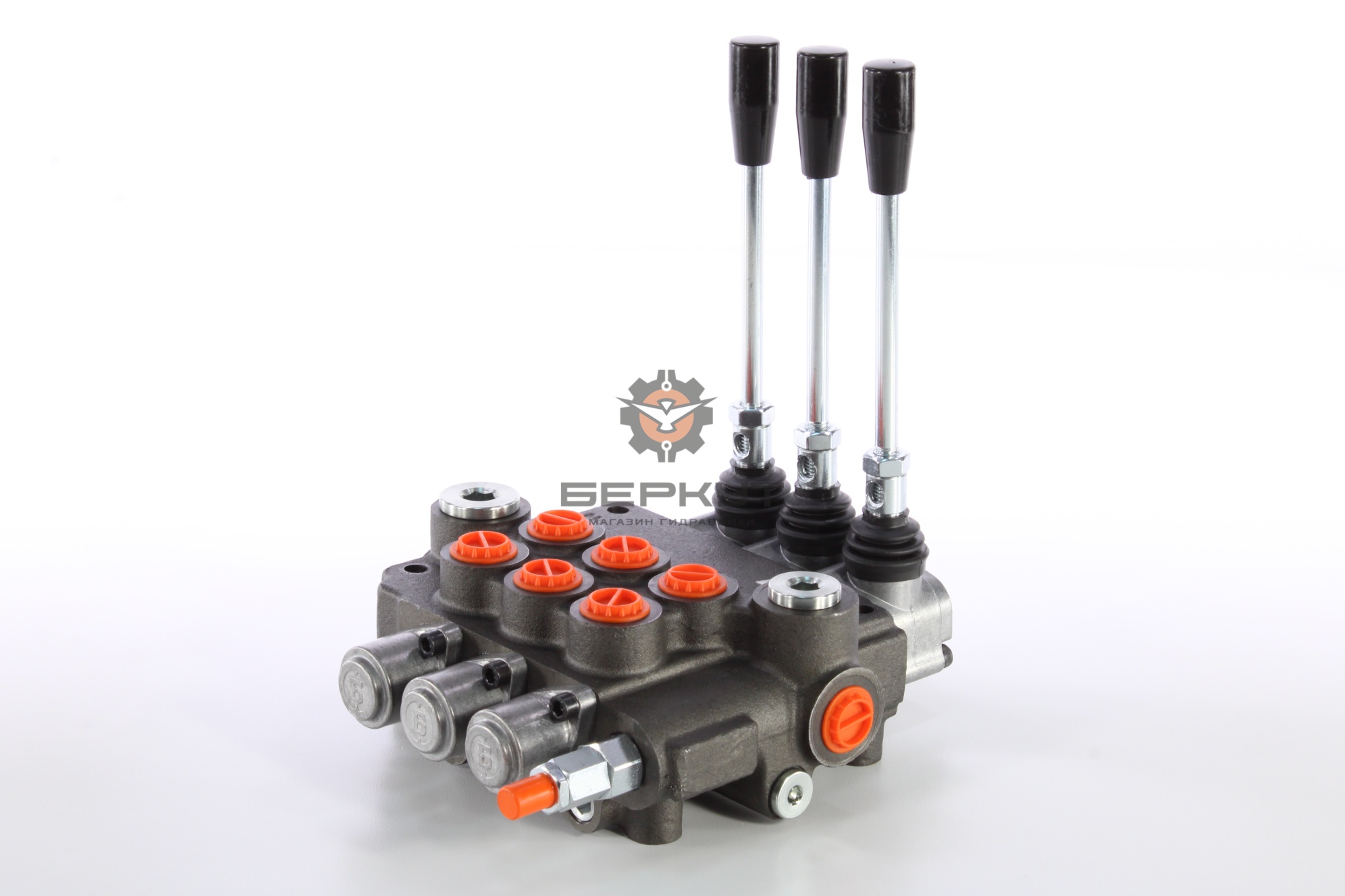 Гидрораспределитель 3Р80-1А8А8А8 GKZ1 Badestnost (3 золотника с фиксацией)