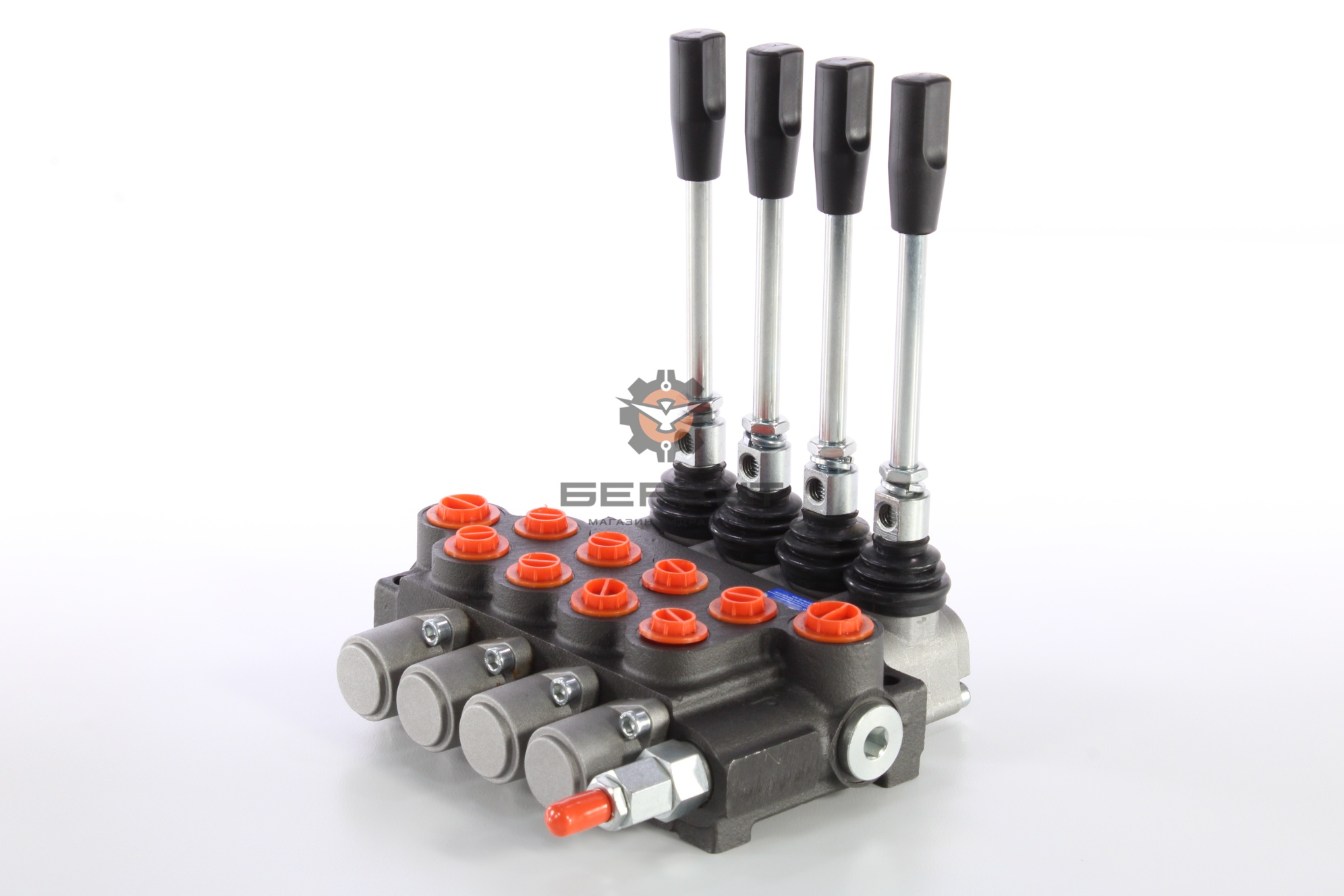 Гидрораспределитель 4Р40-1А8А8А8А8 GKZ1 SJ-Technology (4 золотника с фиксацией) (4P40F-OW GKZ1)