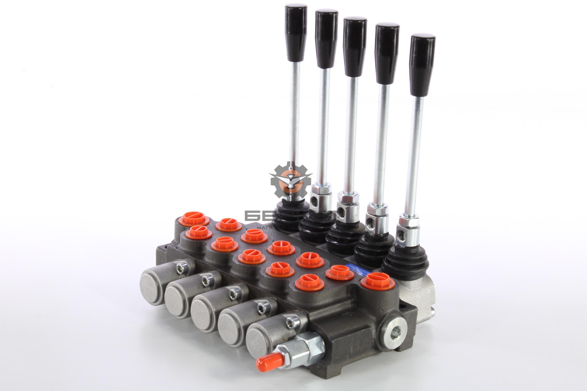 Гидрораспределитель 5Р40-1А8А8А8А8А8 GKZ1 SJ-Technology (5 золотников с фиксацией) (5P40F-OW GKZ1)