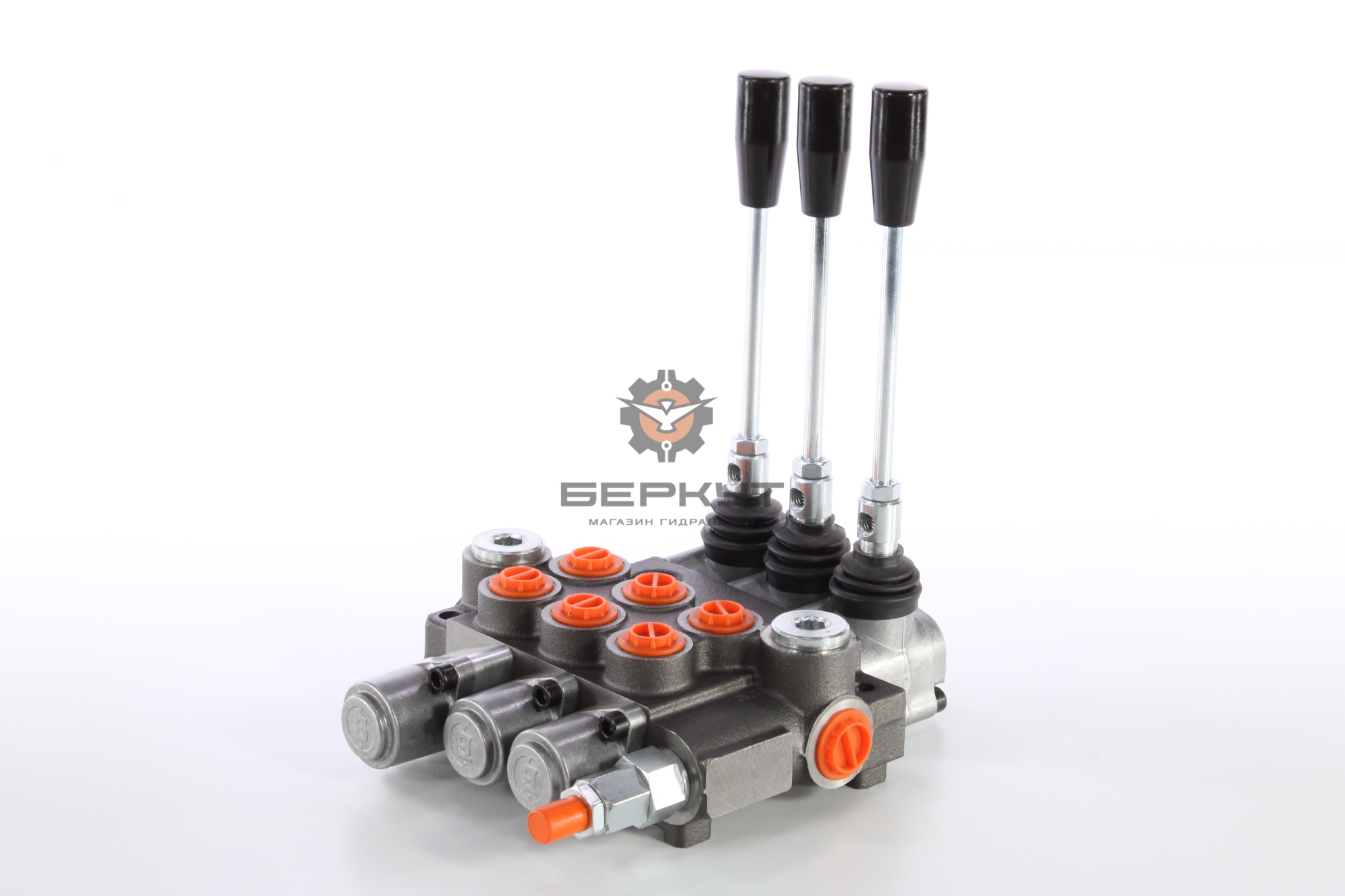 Гидрораспределитель 3Р40-1A1A1K15 GKZ1 Badestnost (2 золотника без фиксации, 1 золотник с фиксацией с плавающим положением)