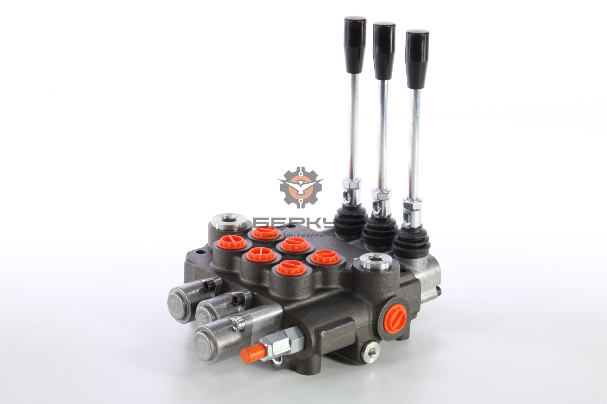 Гидрораспределитель 3Р80-1L12A1A1 GKZ1 Badestnost (2 золотника без фиксации, 1 золотник без фиксации с плавающим положением)