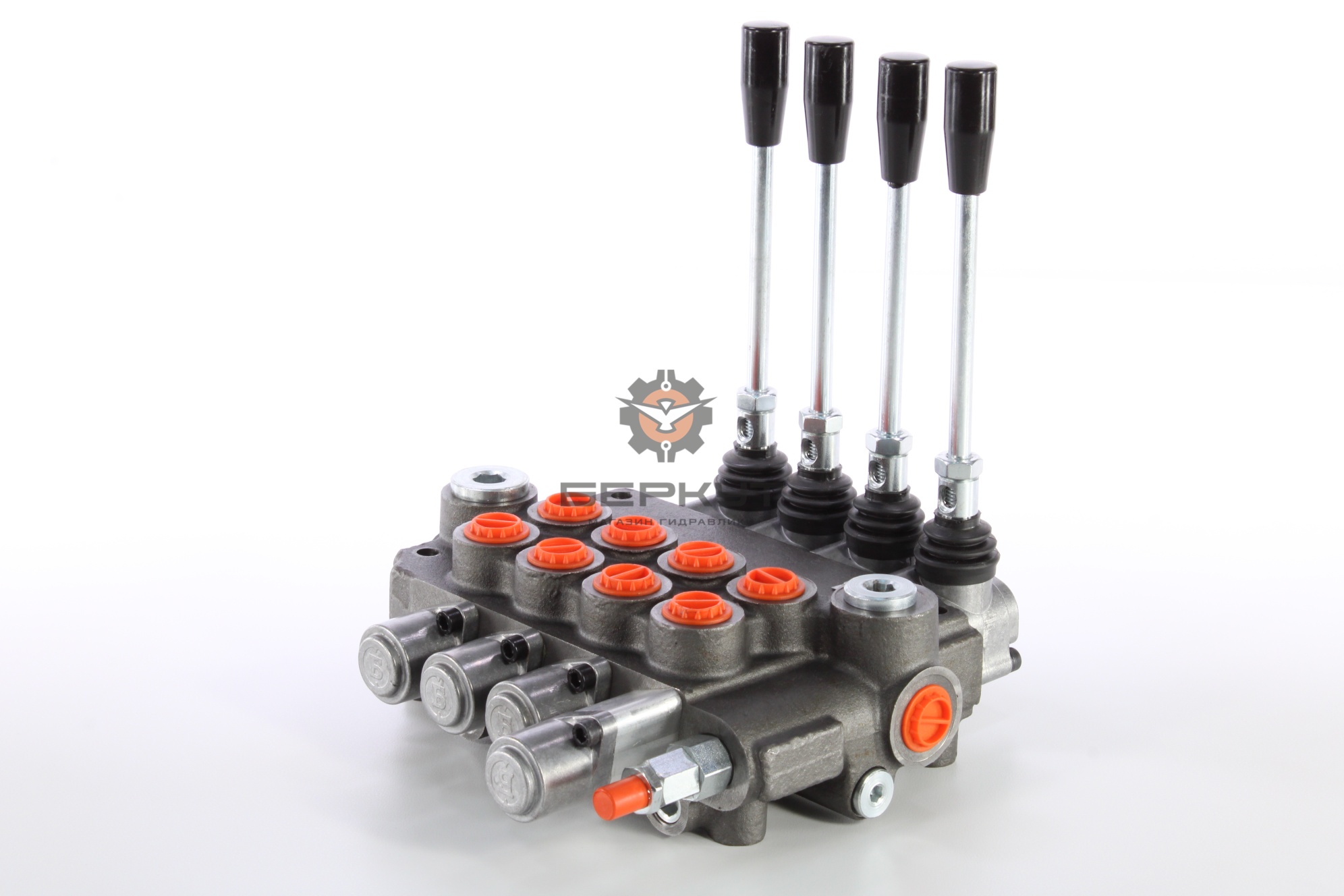 Гидрораспределитель 4Р80-1L12A1A1A1 GKZ1 Badestnost (3 золотника без фиксации, 1 золотник без фиксации с плавающим положением)