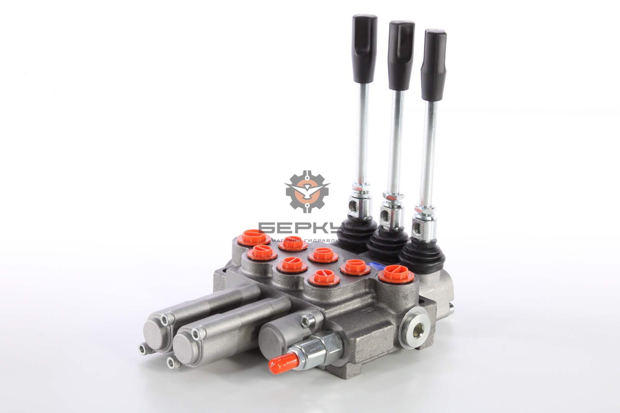 Гидрораспределитель 3Р40-1A1K16K16 GKZ1 SJ-Technology (1 золотник без фиксации, 2 золотника без фиксации с плавающим положением)